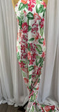 REM 1.5 Mtrs Fabulous Phillipa Floral Print Polyester Pearl Chiffon Dress Fabric