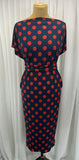 2 Metres Of A "Dotted 2Get Spotted" Print Viscose Elastane Jersey Dress Fabric
