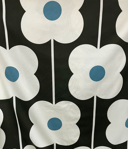 10 Metres Of Designer Large Modern Poppy Print Cotton Panama Curtain Crafts Fabric Material