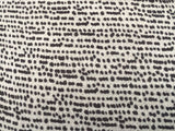 REM 2 Metres Of A Ditsy Dots & Dashes Print Poly Bubble Jersey Dress Fabric