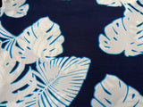 REM 2 Metres Of A Silhouette Palms Print Polyester Elastane Jersey Dress Fabric