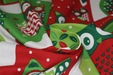 Rems 1 x 1 Metre 2 x Panels Of  100% Cotton Christmas Print 110cm Wide Craft Dress Fabric