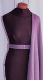 Rocking & Rebelious Deep Purple Light Weight Poly Scuba Jersey Dress Fabric