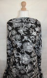 2 Metres Of "Bellisima Fiore Di Geranio" Italian 100% Spun Rayon Print Dress Fabric