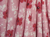 Cutsy 2 Metre Piece Of Floating Floral Print Viscose Elastane Jersey Dress Fabric (Pink)