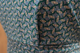 2 Metres Of "Ovali Danzanti" Italian Quality 100% Rayon Sateen Dress Fabric