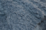 Smokey Blue Super Soft Shaggy Cocker-Poo Faux Fur Synthetic Blend Coating Dress Fabric