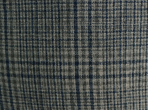 SALE!!! British Quality 205Gsm "Moon" Light Weight Prince Of Wales Wool Blend Suiting Dress Fabric