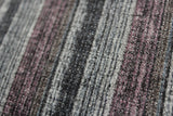 2 Metres Of A Shimmering Stripe Ponte Roma Type Knit Jersey Dress Fabric (Mauve)