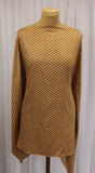 2 Metres Of "Motivi Maharajani" Italian Rayon Sateen Dress Fabric (Ochre)