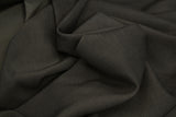 3 Metres Of A Washed Black Grey Iredescent Powder Soft Spun Viscose Dress Fabric