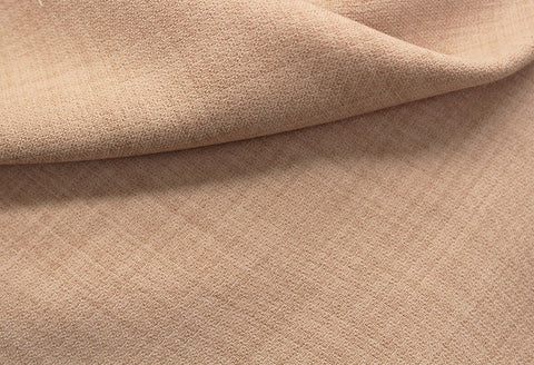 2 Metres Of A Soft Muted Blush Cross Dyed Poly Crepe Suiting Dress Fabric